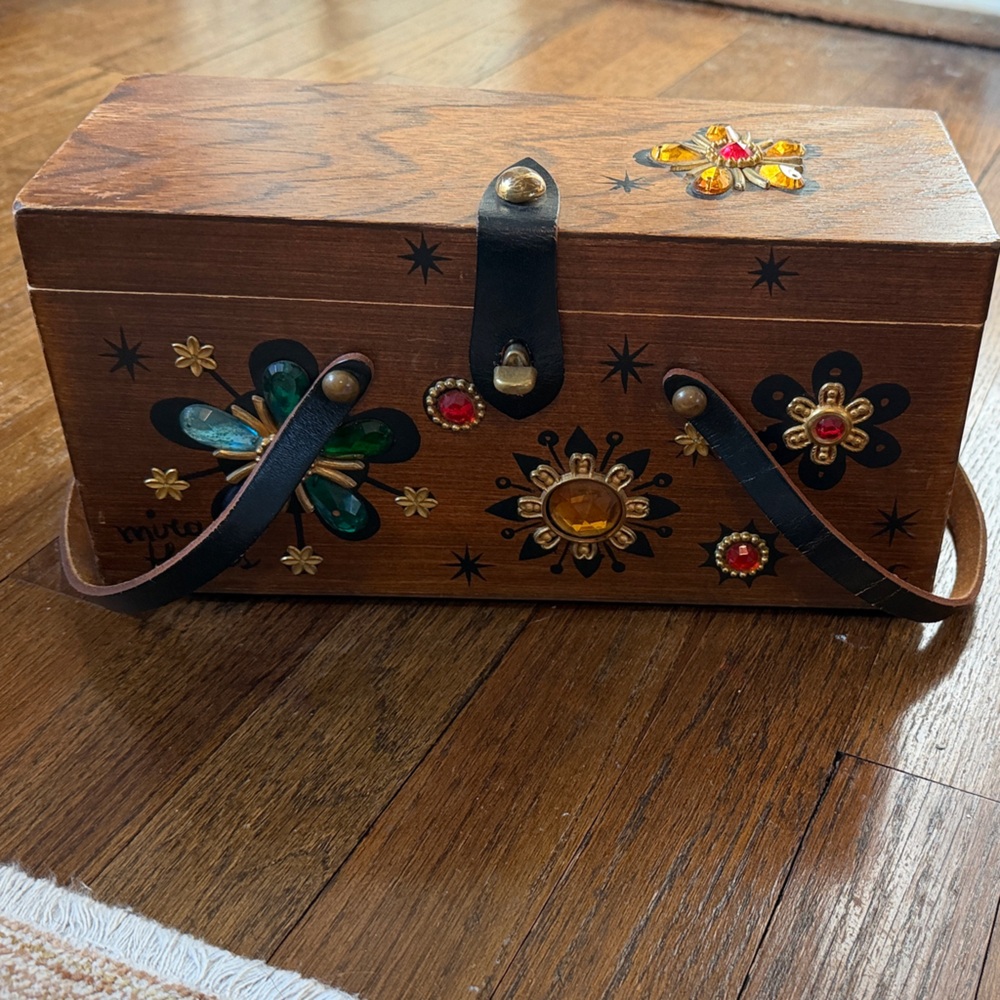 Enid Collins Mira Flores Box Bag